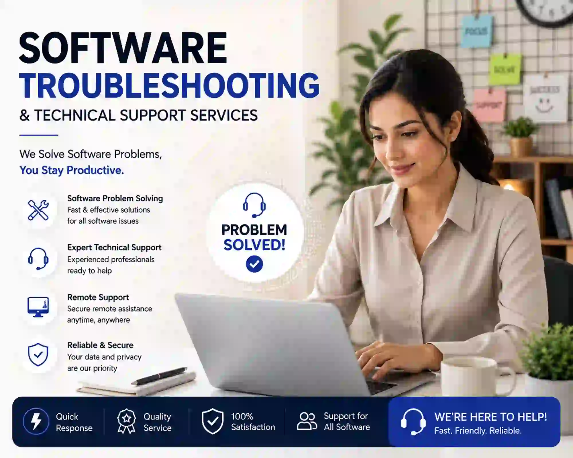 Software Troubleshooting & Technical Support Services